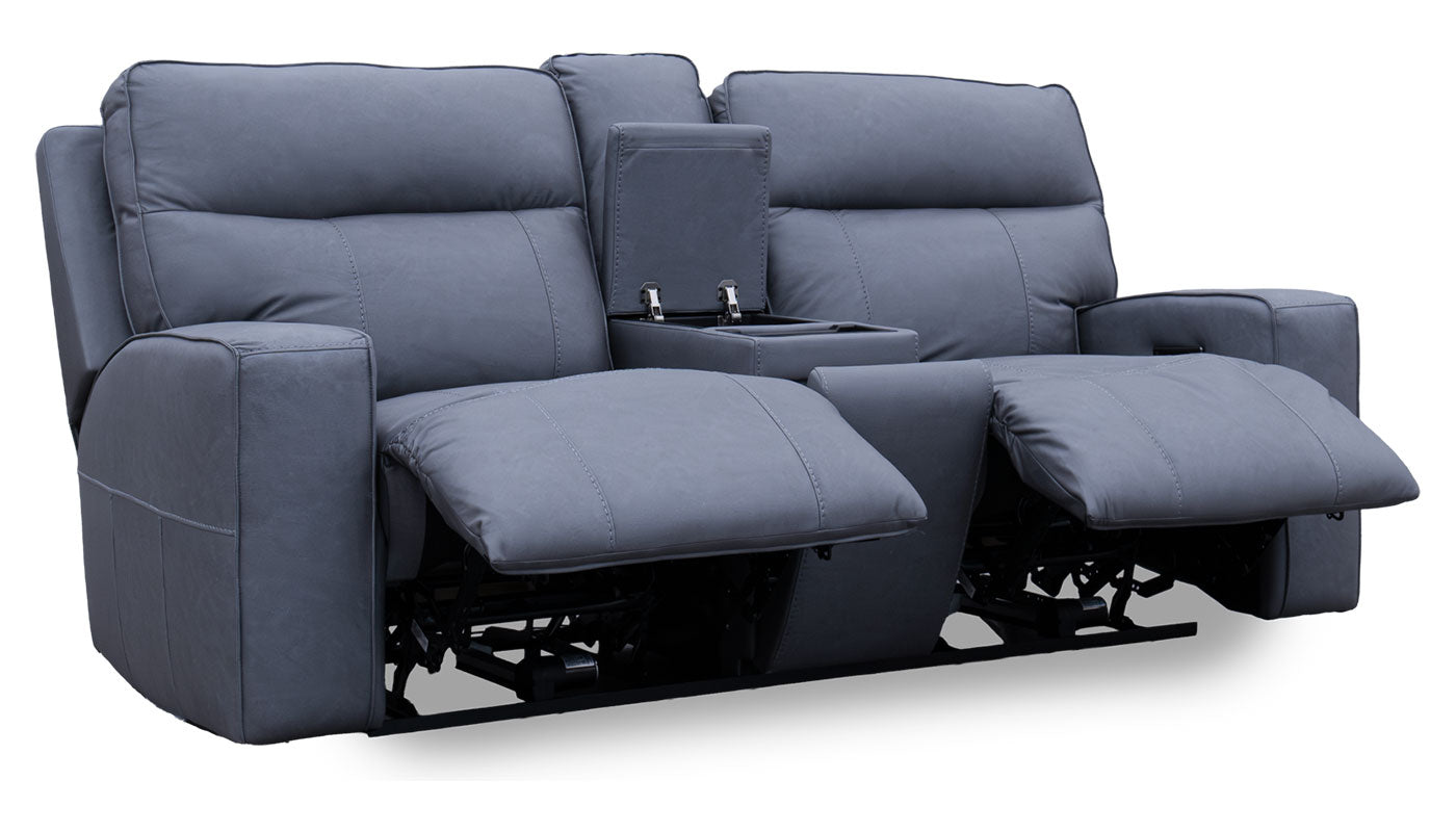Ranger II Steel Blue Reclining Loveseat