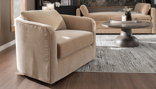 Remmy Club Swivel Armchair