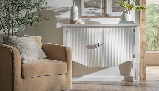 Danielle White Accent Cabinet