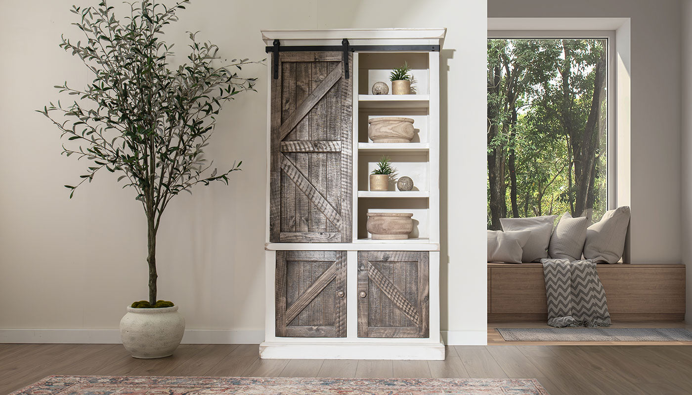 Sawyer Sliding Door Vitrine
