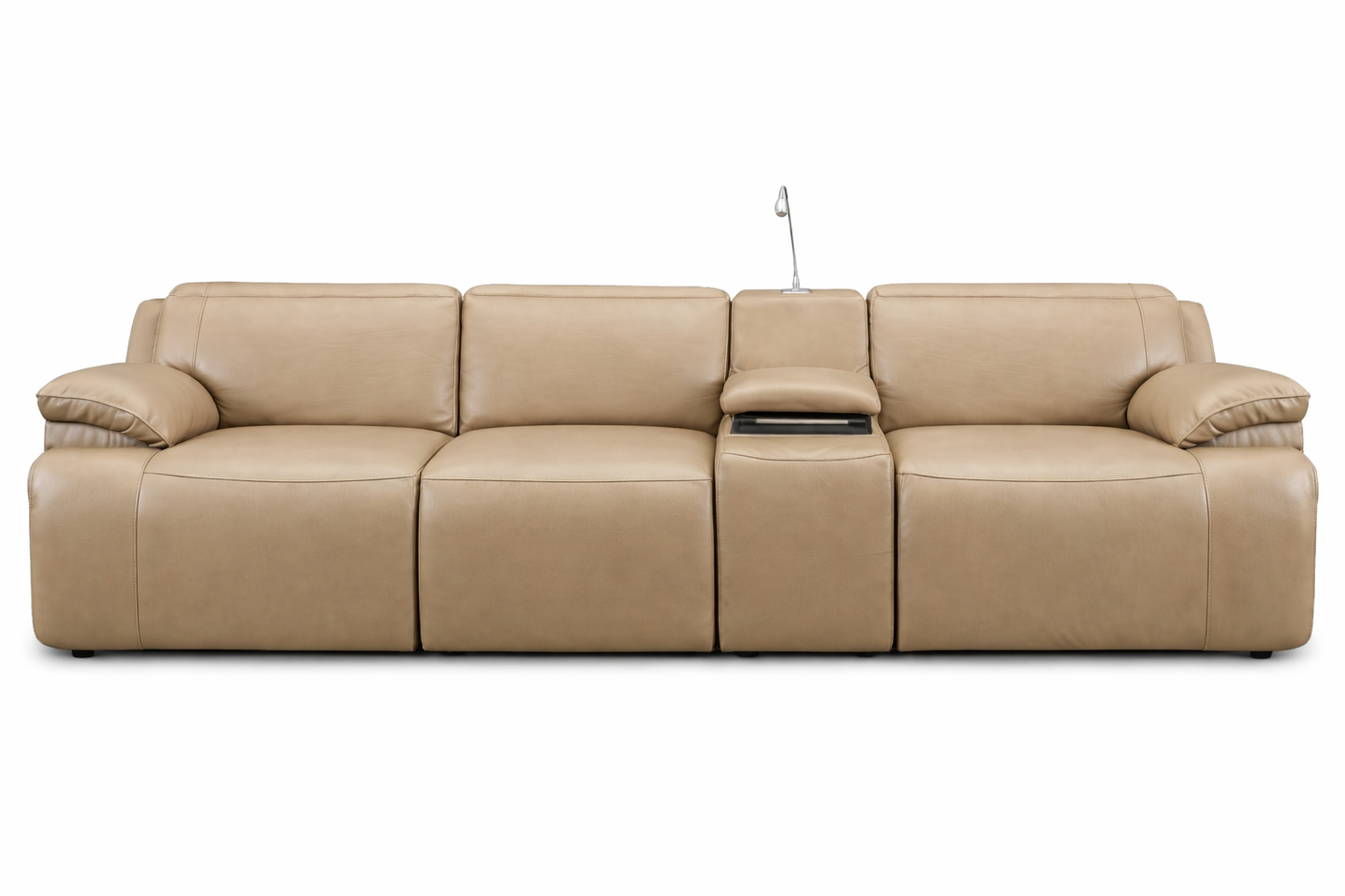 Ibiza III Leather Sofa with Console