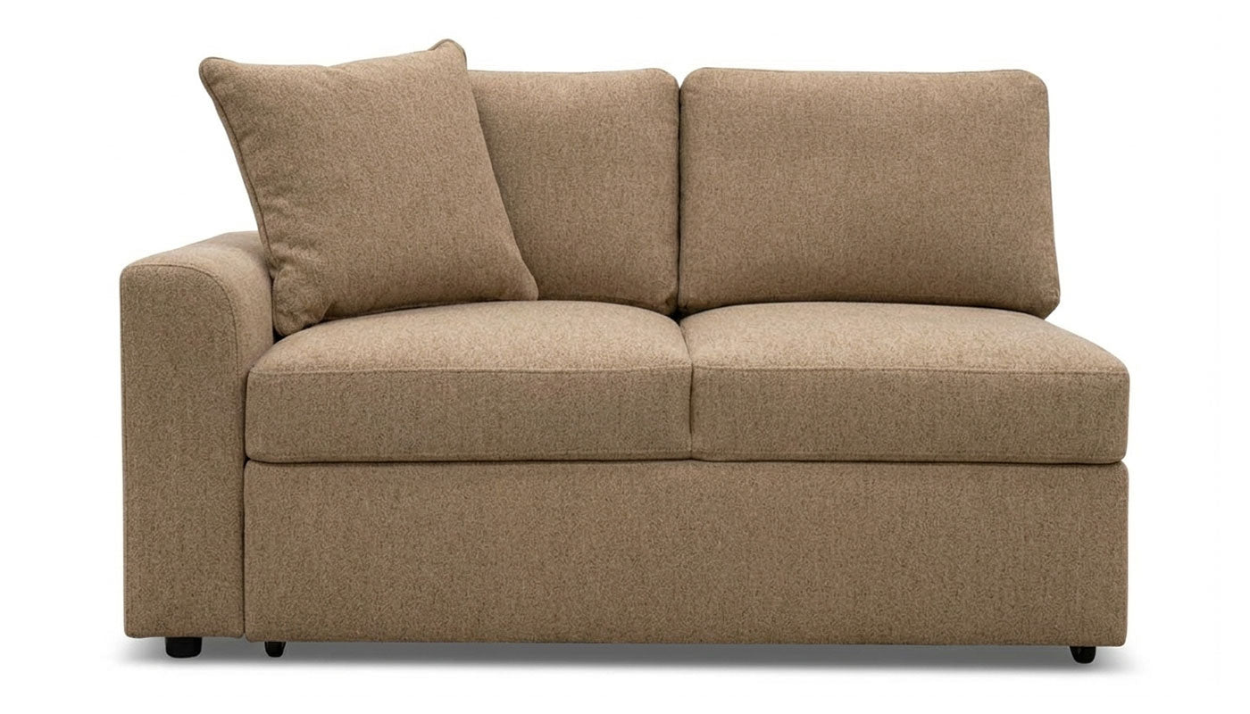 Ivy Left Arm Facing Loveseat with Trundle Sleeper