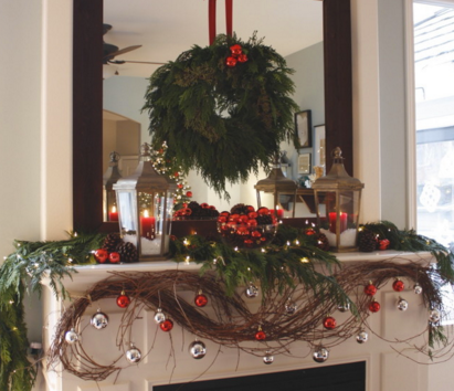 Styling the perfect holiday mantel