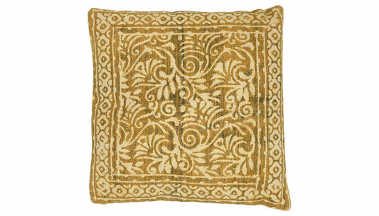 Rosello Gold Print Pillow