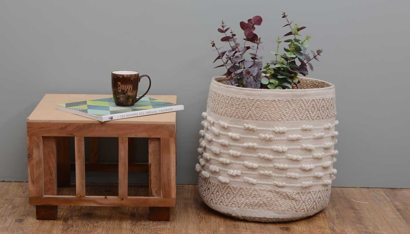 Cora Cotton Woven Basket