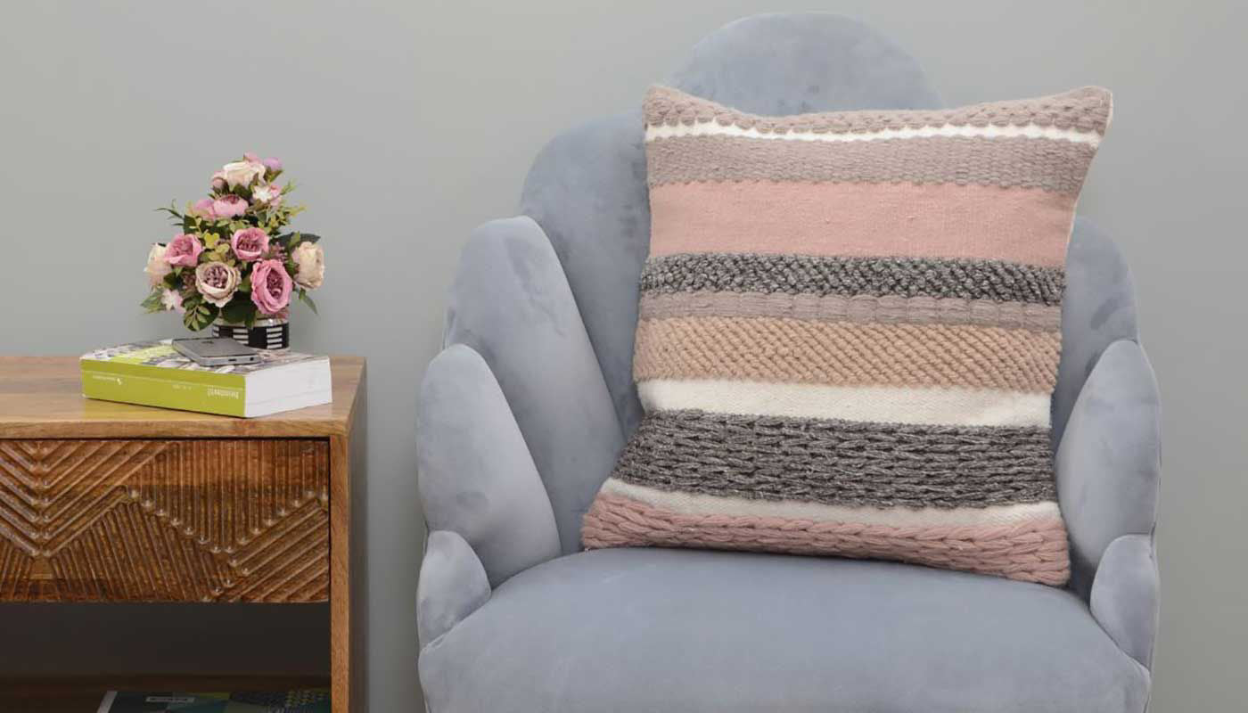 Amala Wool Woven Pillow