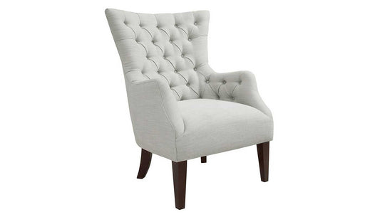 Hannah Button Tufted Wing Chair