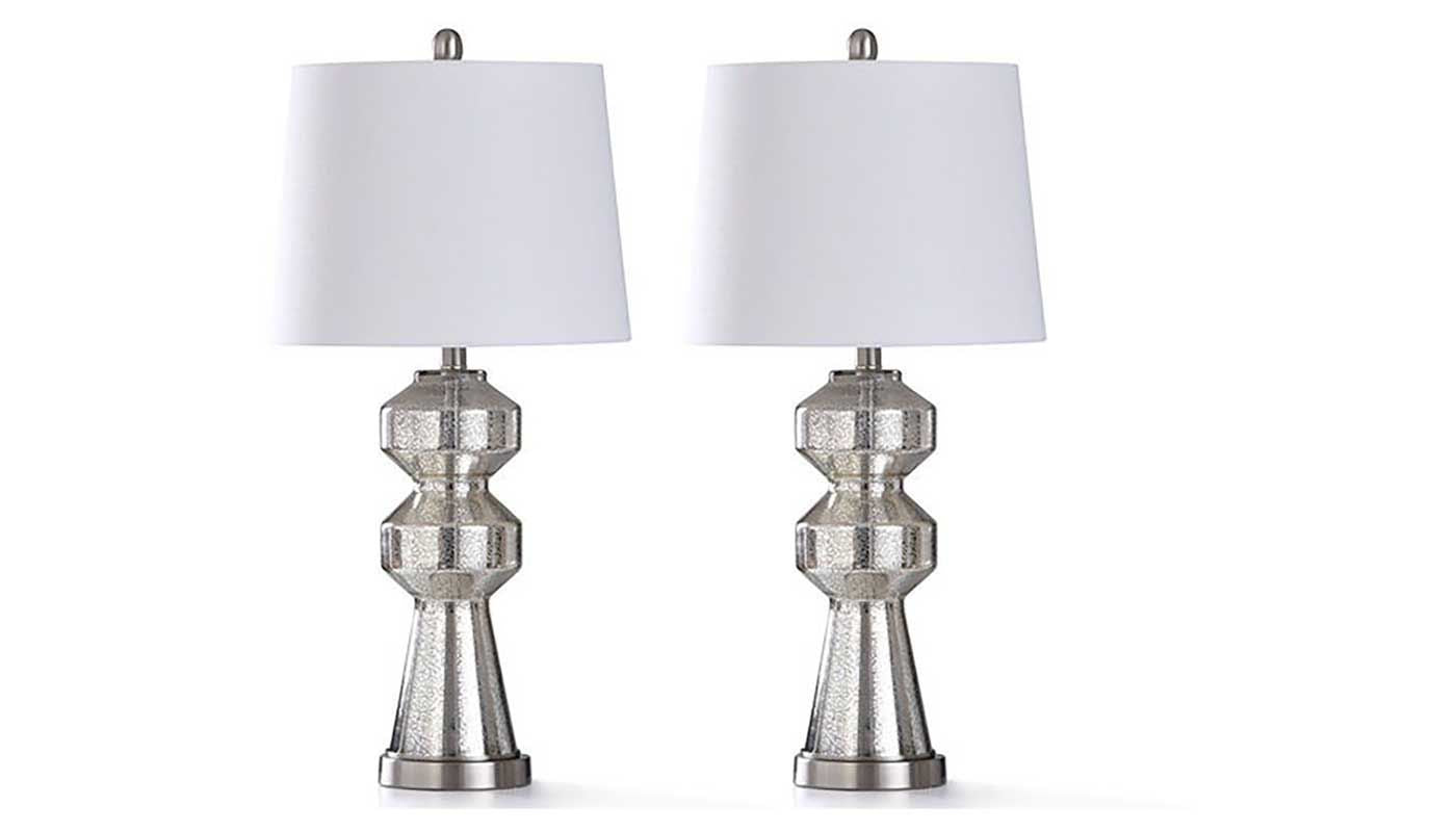 Northbay Silver Mercury Table Lamp - Set of 2