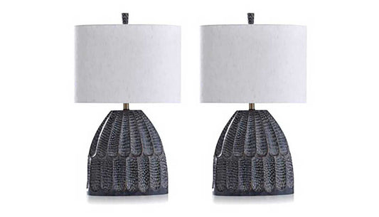 Malta Black Table Lamp - Set of 2