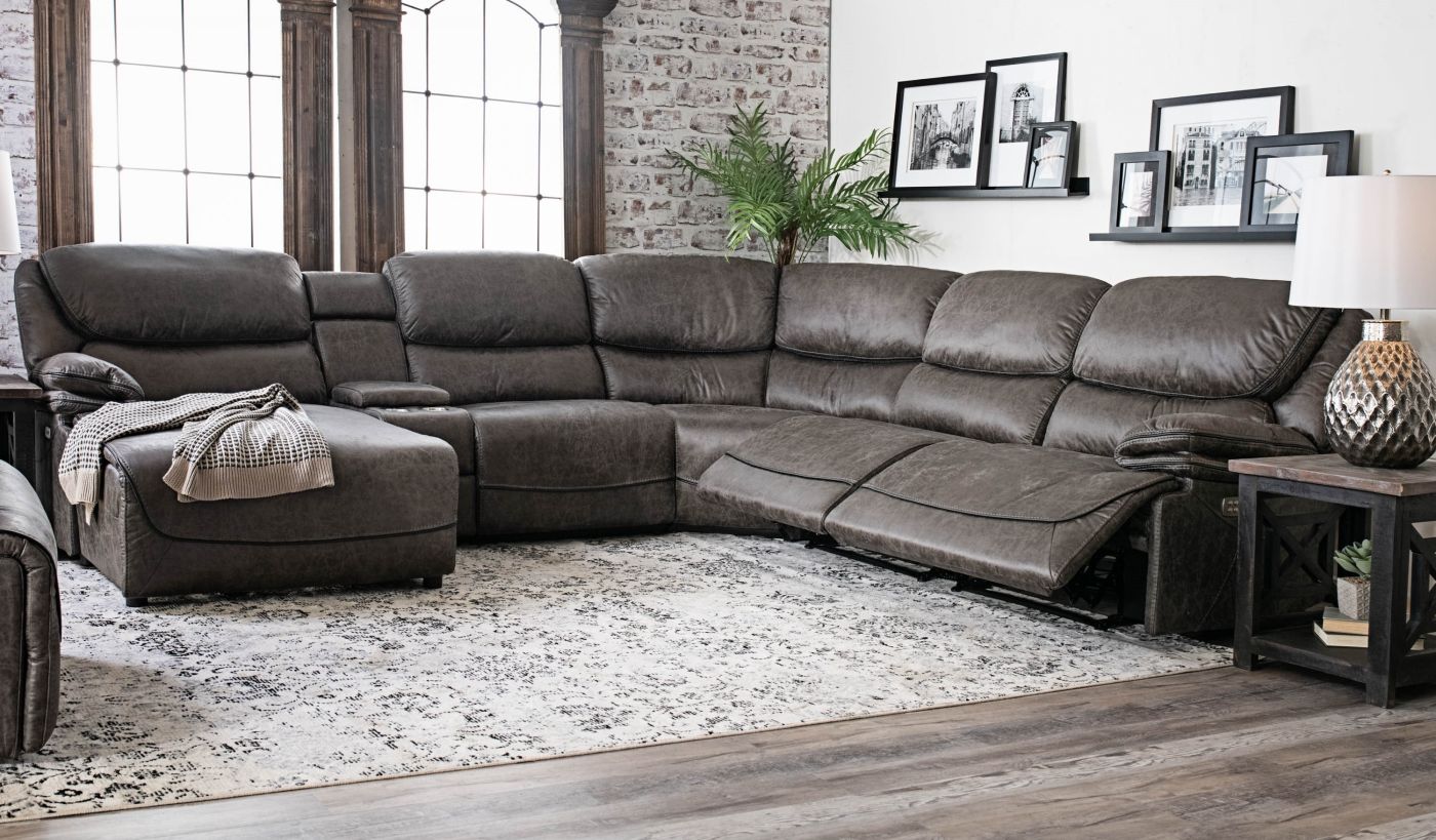 Echo Iii Power 6 Piece Sectional with Chaise