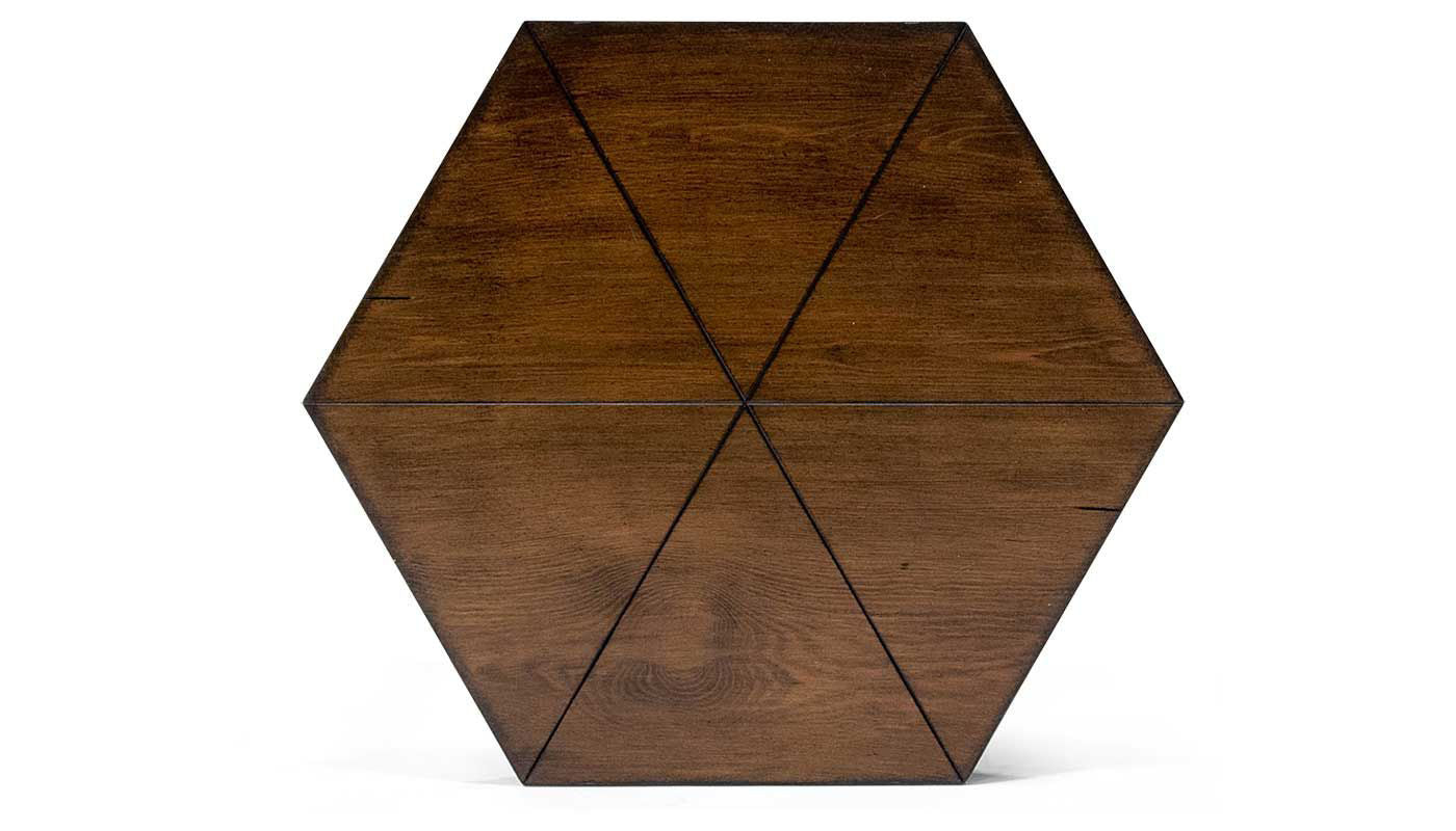 Ultimo Hexagon End Table