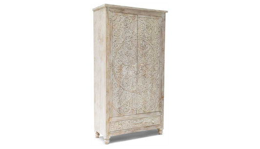 Vanessa Carved Door Wardrobe
