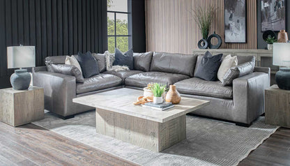 City Limits Leather Sectional