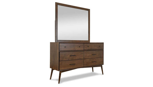 Mid Century Dresser & Mirror