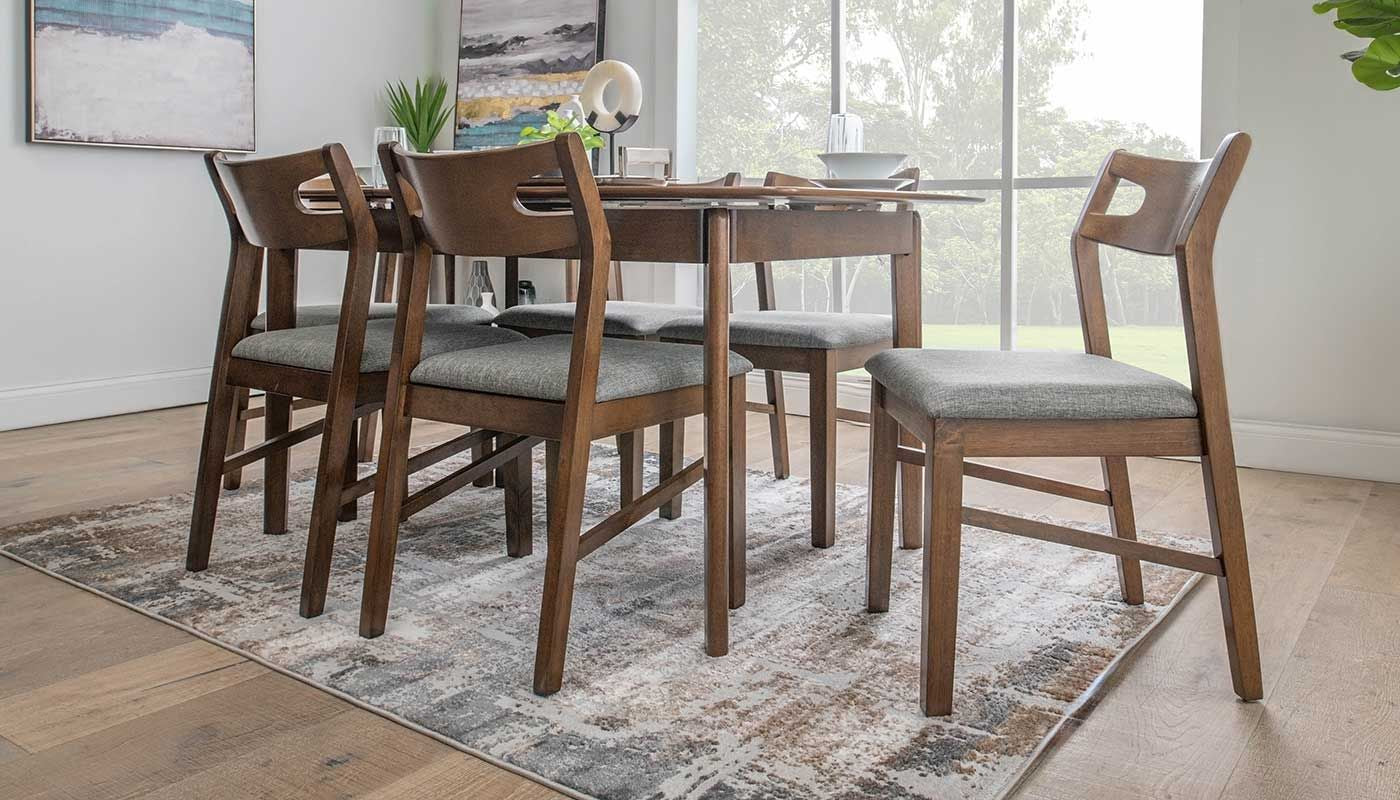 Slip Leaf Dining Height Table Chairs