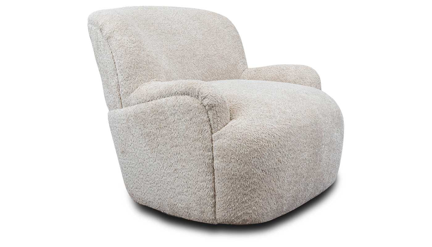 Oslo Camel Swivel Chair