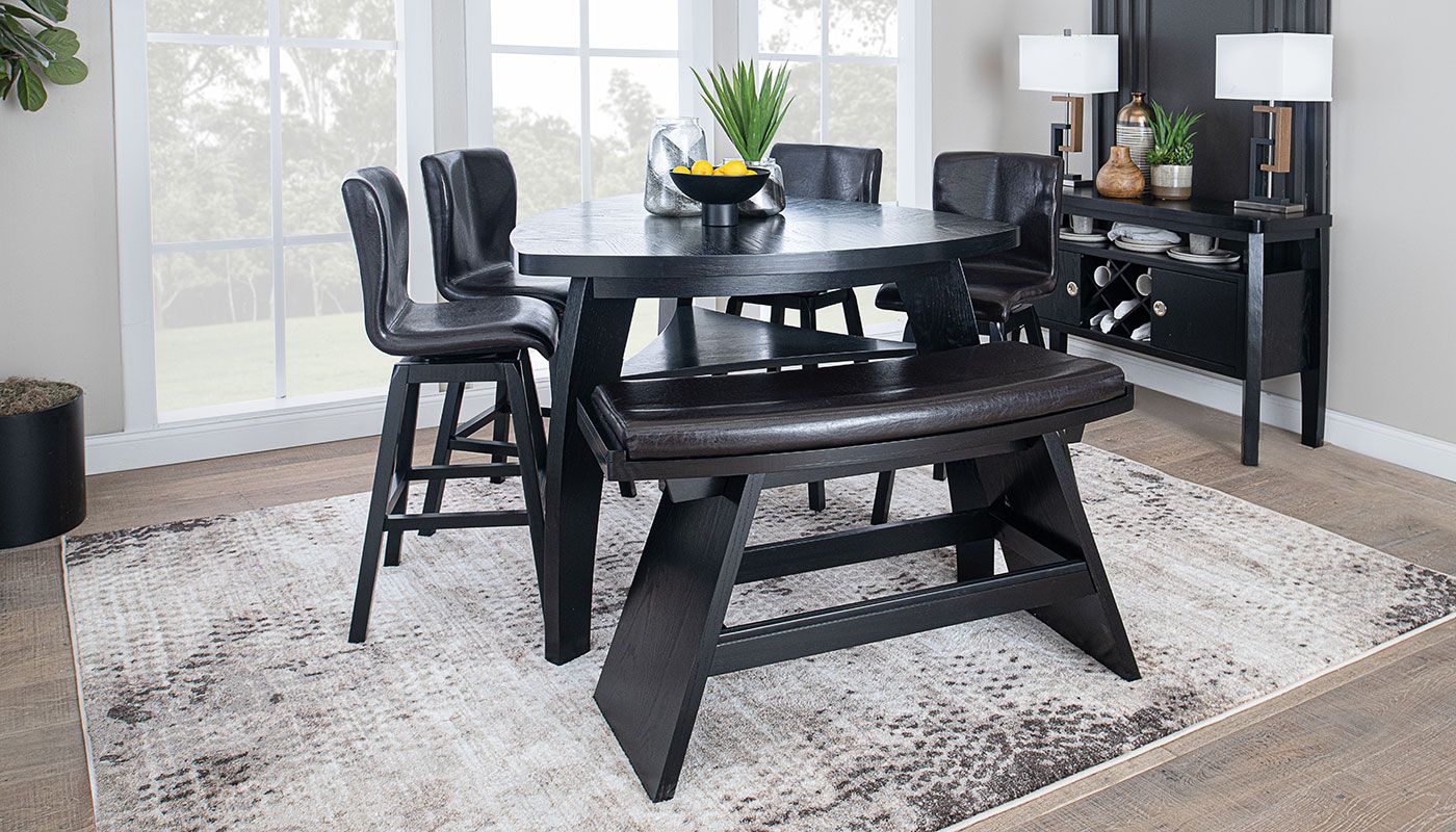 Triangle Bar Height Table & Chairs – Home Zone Furniture