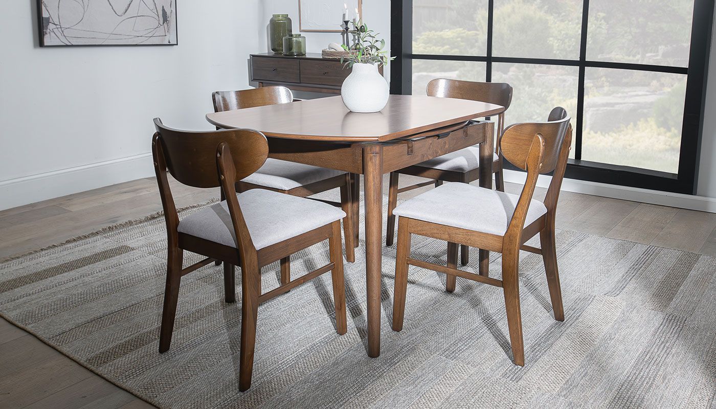 Leaf Dining Small Drop Leaf Table And Chairs Set Canora Grey
