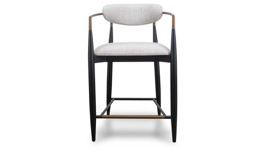 Jagger Beige Black Frame Counter Height Chair