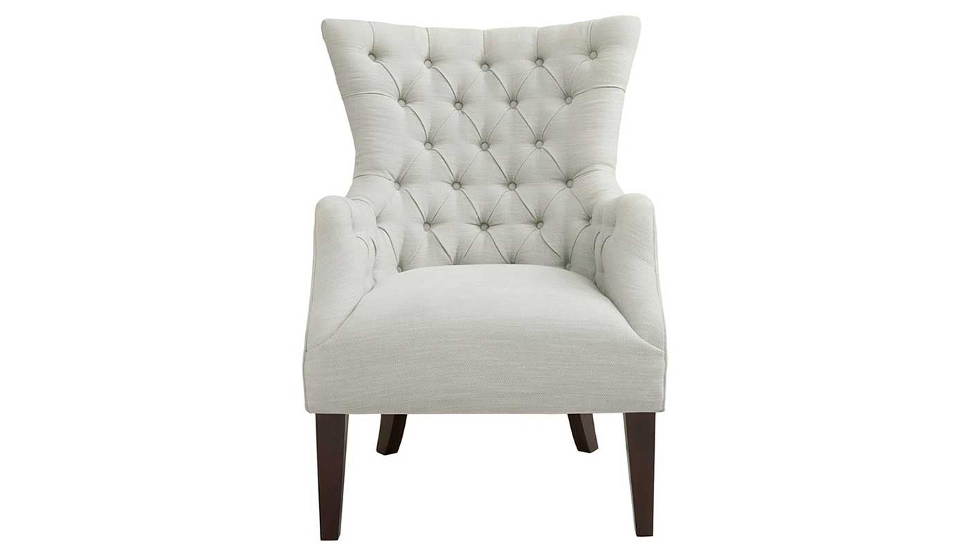 Hannah Button Tufted Wing Chair