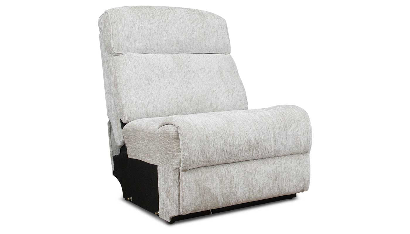 Easthill Beige Fabric Armless Chair