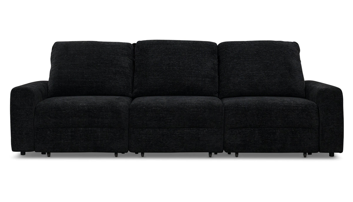 Alchemy II Black Sliding Sofa
