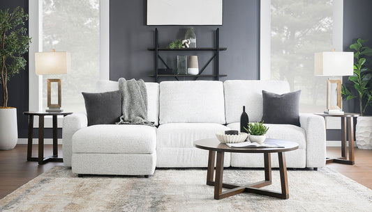 Alchemy II Sliding Sofa with Storage Chaise