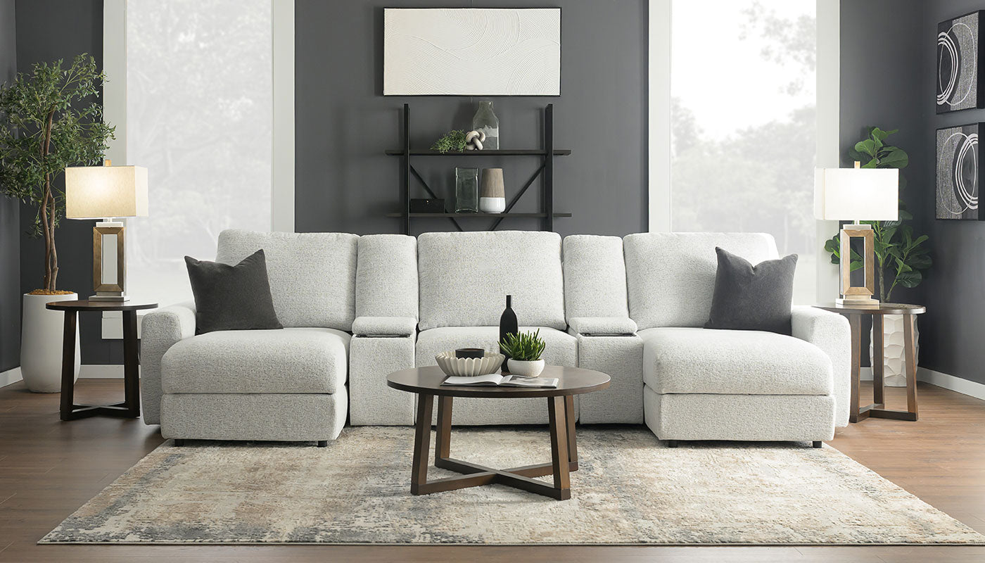 Alchemy II Sliding Dual Chaise Sectional