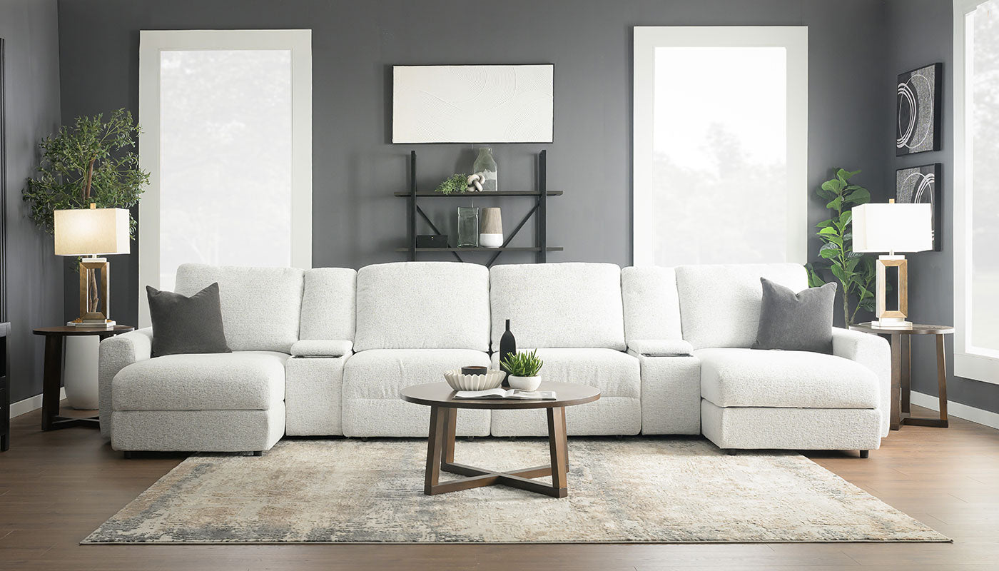 Alchemy II Sliding Dual Chaise Sectional