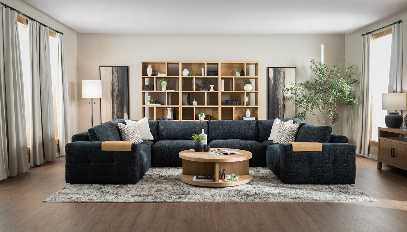 Amallo Fabric U Shape Sectional