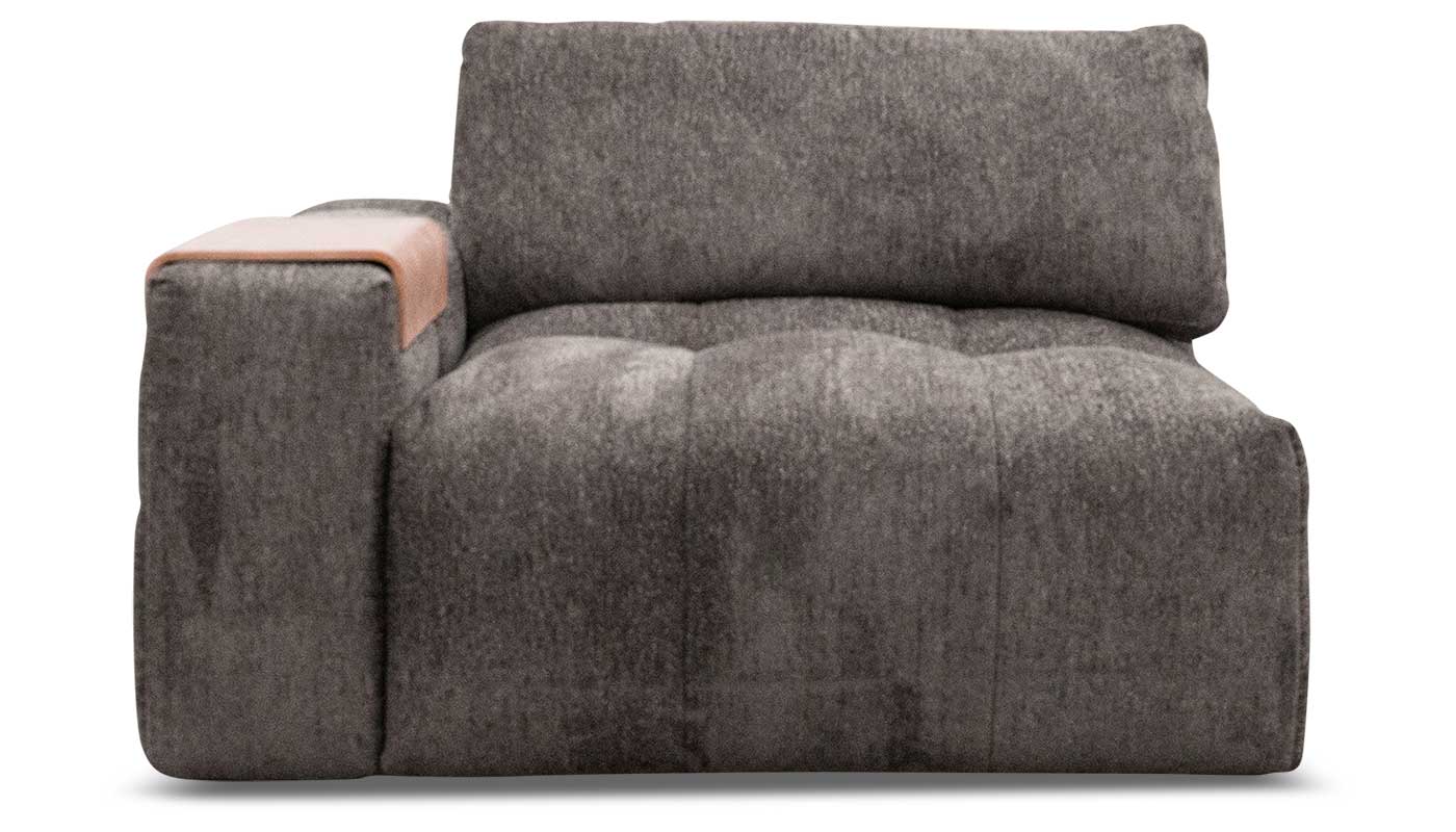 Amallo Fabric Left Arm Facing Chair