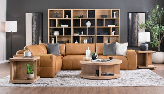 Amallo Leather Sectional