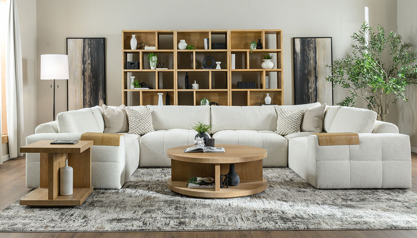 Amallo Fabric U Shape Sectional