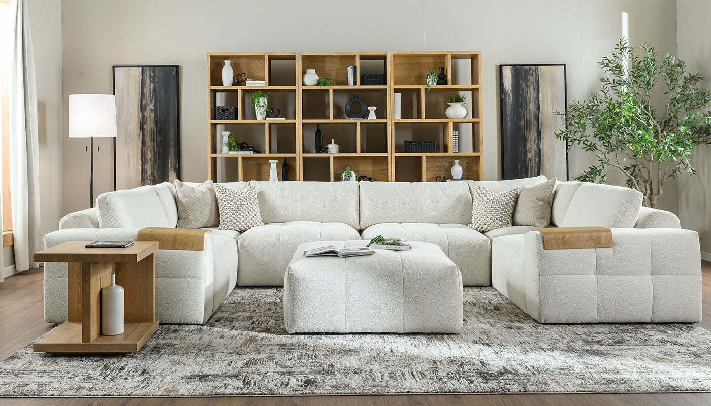 Amallo Fabric U Shape Sectional