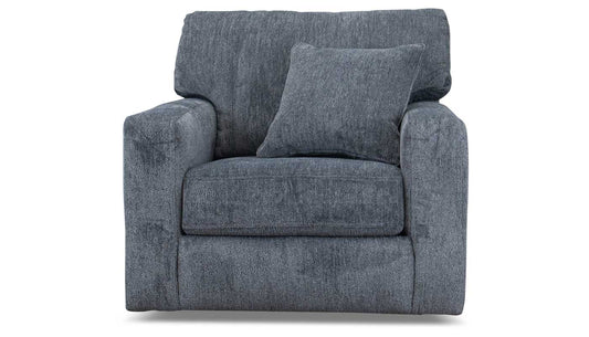 Aubrey Slate Swivel Chair
