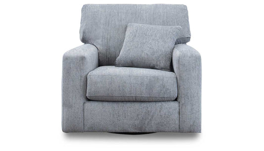 Aubrey Smoke Swivel Chair