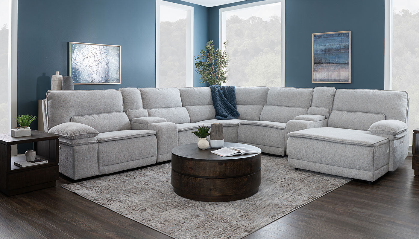 Big Reputation Reclining Sectional with Chaise – Home Zone Furniture