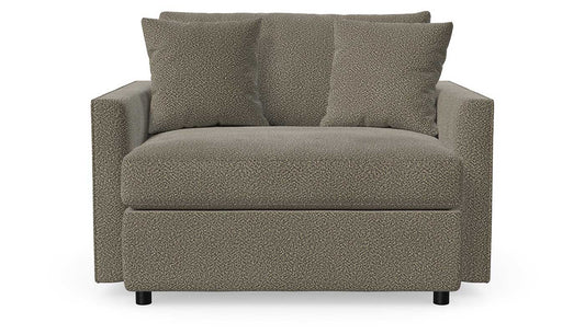 Bishop "Saddleback Leather" Fabric Chair