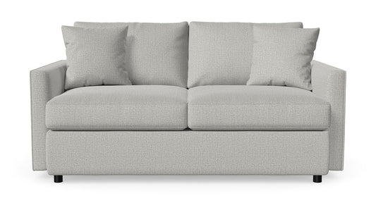 Bishop "Crete-Pewter" Fabric Loveseat