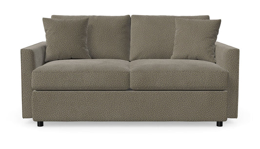 Bishop "Saddleback Leather" Fabric Loveseat