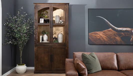 Brooks Mahogany Vitrine