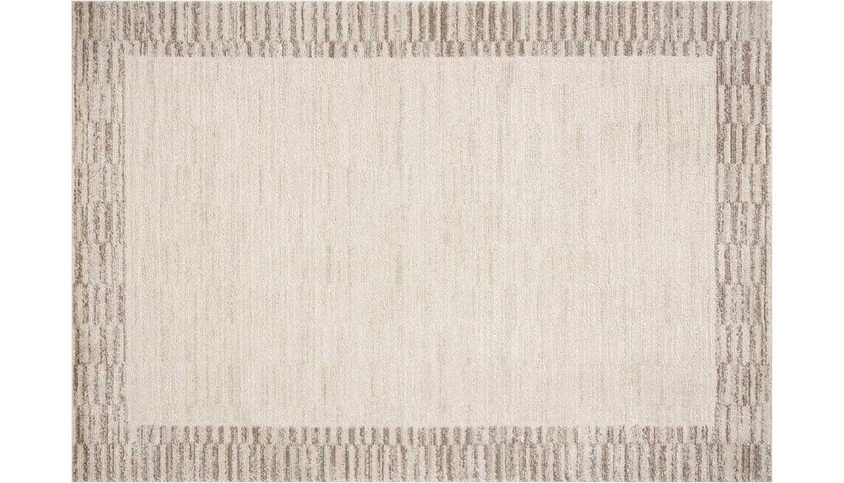 Calvin Ivory/Pebble 8 x 10 Rug