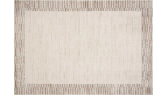 Calvin Ivory/Pebble 8 x 10 Rug