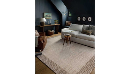 Calvin Ivory/Pebble 8 x 10 Rug