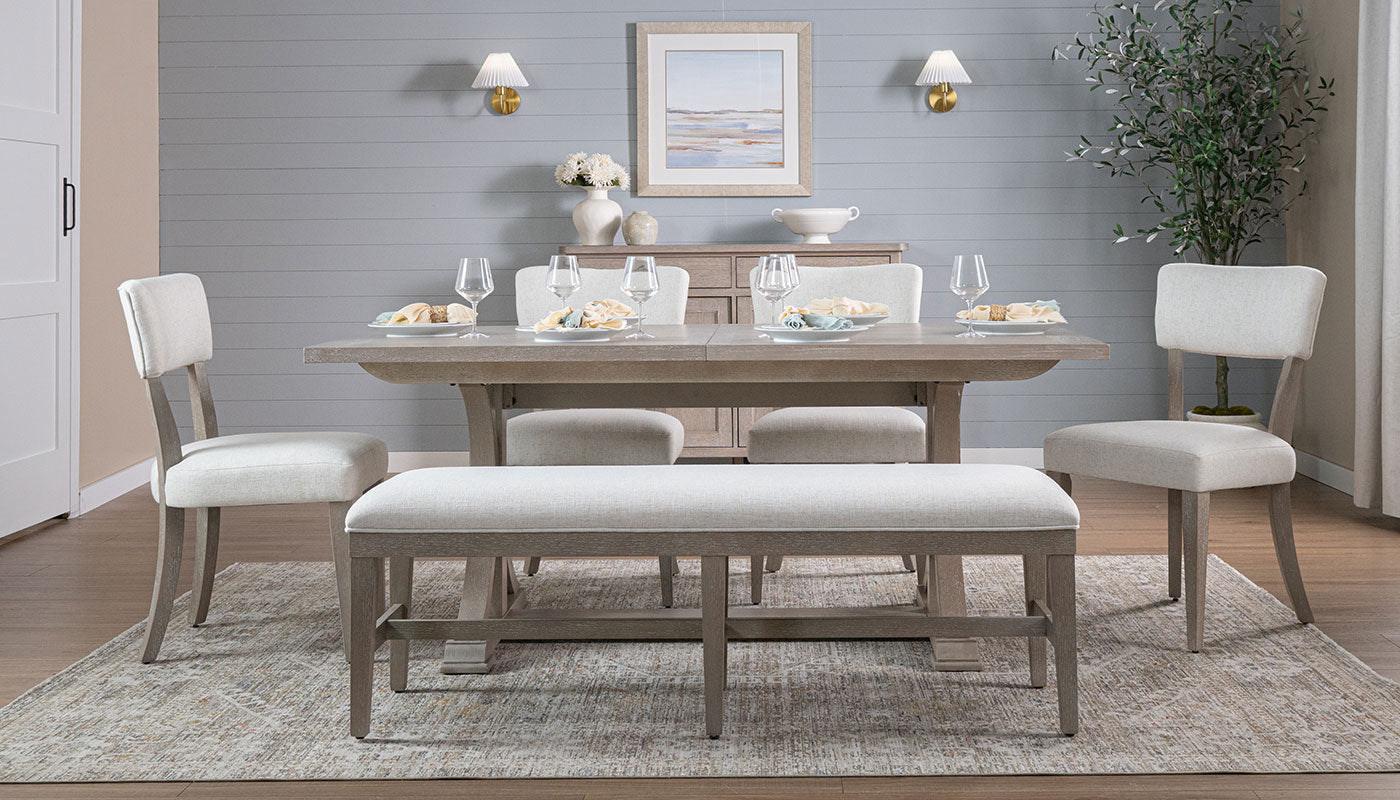 Candice Rectangle Dining Height Table & Chairs