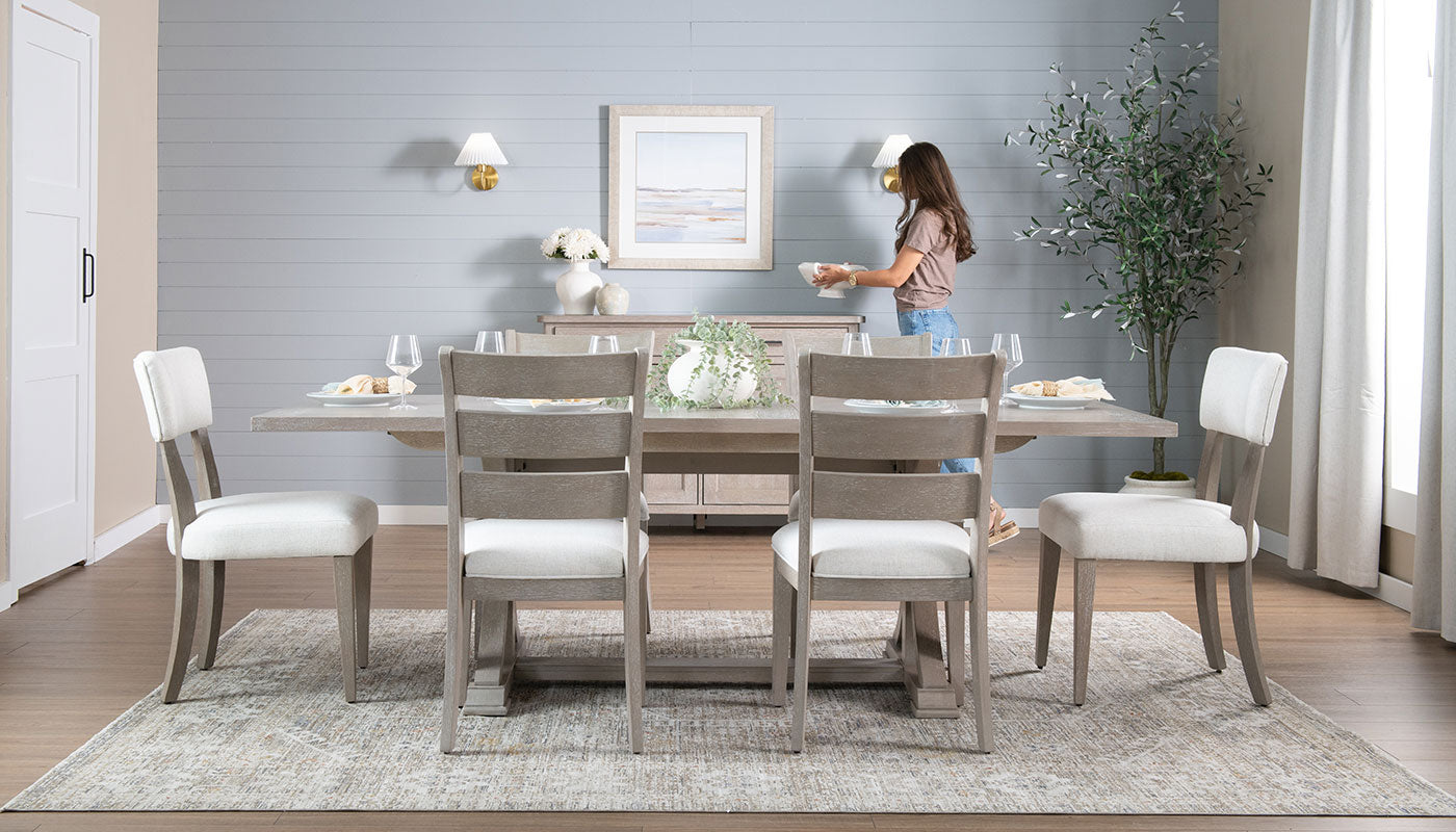 Candice Rectangle Dining Height Table & Chairs