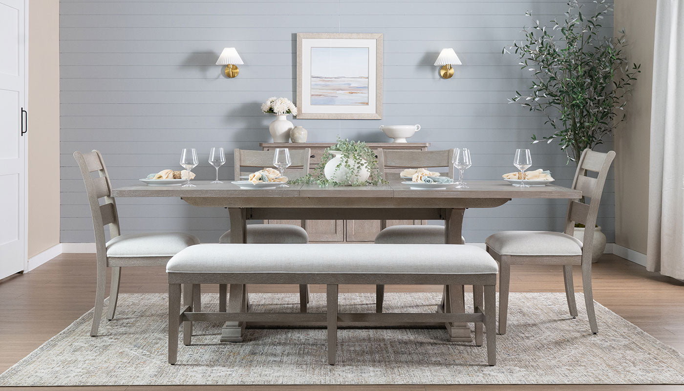 Candice Rectangle Dining Height Table & Chairs