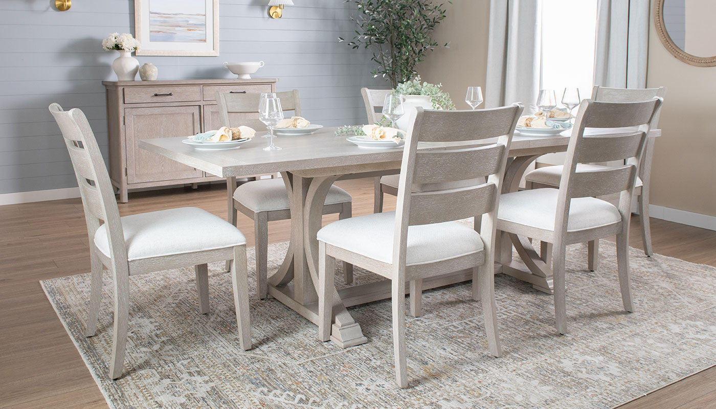 Candice Rectangle Dining Height Table & Chairs