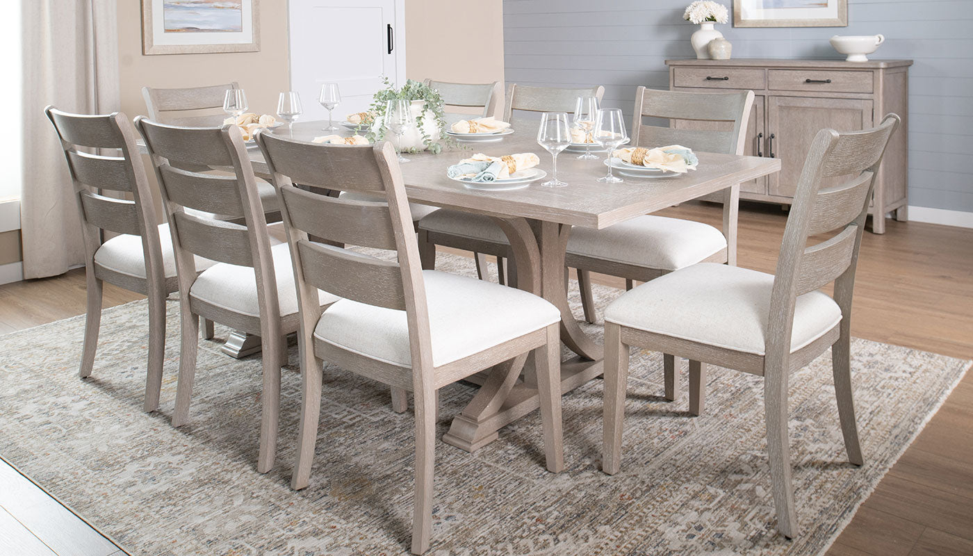 Candice Rectangle Dining Height Table & Chairs
