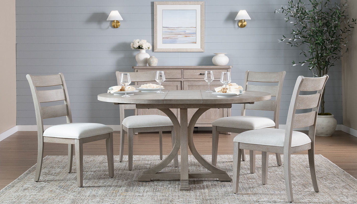Candice Round Dining Height Table & Chairs